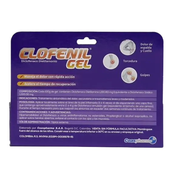 Clofenil 1% Gel Tubo X 50 Gr Medicbrand