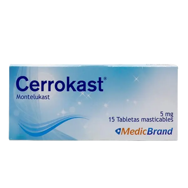 Cerrokast 5 Mg Tab Masticables X 15 Medicbrand