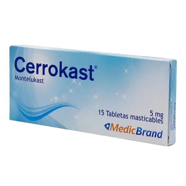 Cerrokast 5 Mg Tab Masticables X 15 Medicbrand
