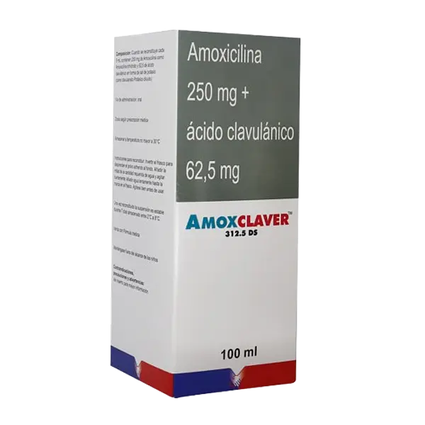 Amoxclaver 312.5 Ds Polvo Susp Fco X100 Ml Medicbrand