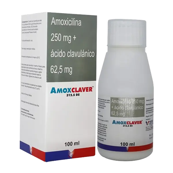Amoxclaver 312.5 Ds Polvo Susp Fco X100 Ml Medicbrand