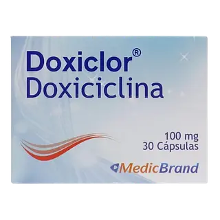 Doxiclor 100 Mg Caja X 30 Capsulas Medicbrand