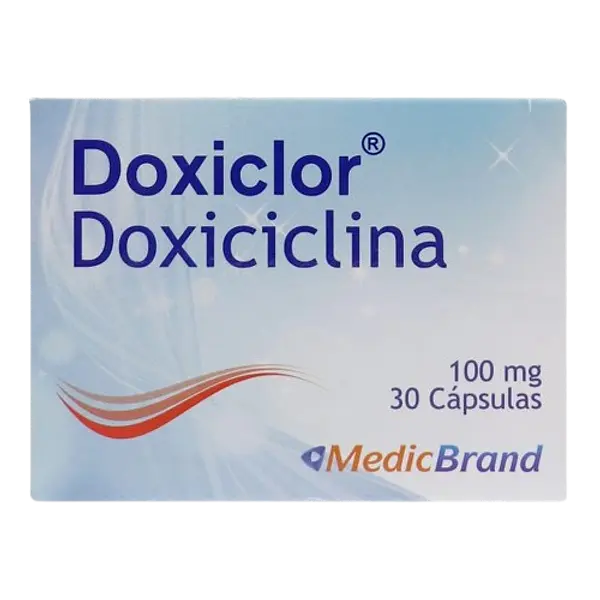 Doxiclor 100 Mg Caja X 30 Capsulas Medicbrand