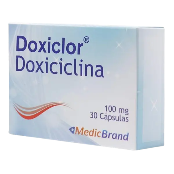 Doxiclor 100 Mg Caja X 30 Capsulas Medicbrand