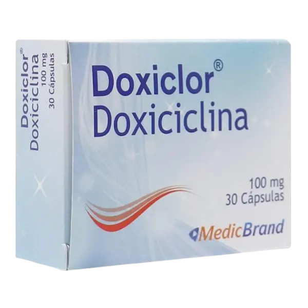 Doxiclor 100 Mg Caja X 30 Capsulas Medicbrand