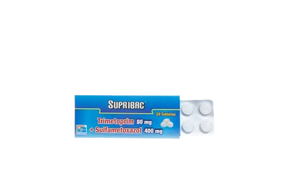 Trimetoprim/Sulfa 80-400 Mg Tab * 20 (Supribac) Bioquifar