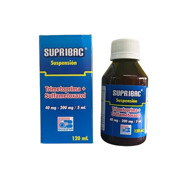 Trimetoprim/Sulfa 40mg/200mg Fco * 120 Ml (Supribac) Bioquif