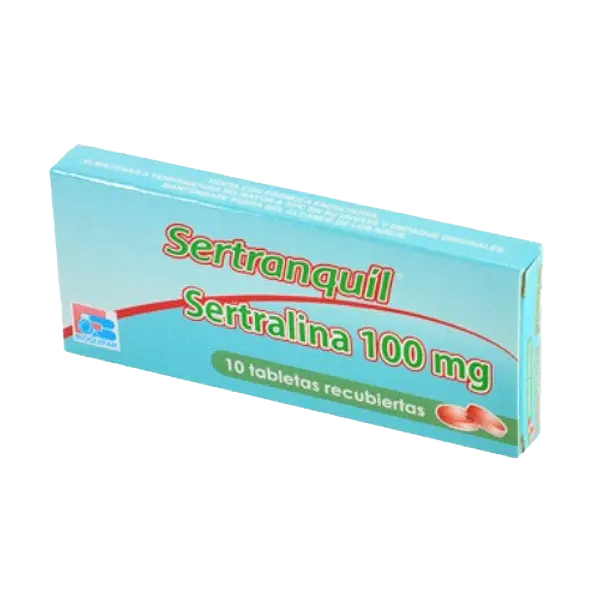 Sertralina 100 Mg Tab * 10 (Sertranquil) Bioquifar