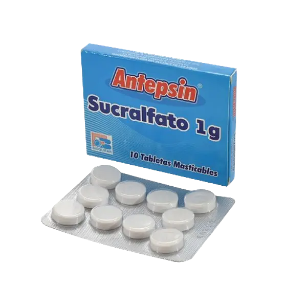 Sucralfato 1 Gr Tab * 10 (Antepsin) Bioquifar