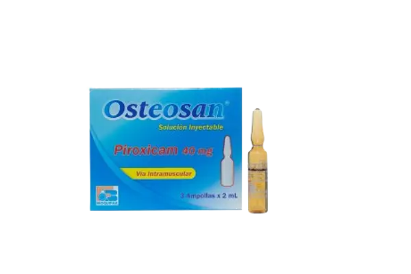 Piroxicam 40 Mg / 2 Ml * 3 Amp (Osteosan) Bioquifar