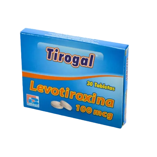 Levotiroxina 100 Mcg Tab * 30 (Tirogal) Bioquifar