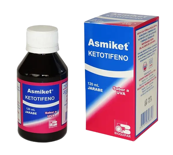 Ketotifeno 1mg/5ml Jbe Fco * 120ml ( Asmiket ) Bioquifar