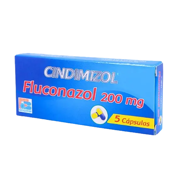 Fluconazol 200 Mg Cap*5 (Cindimizol) Bioquifar