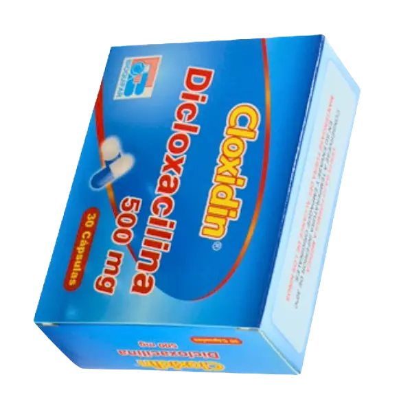Dicloxacilina 500 Mg Cap * 30 (Cloxidin) Bioquifar