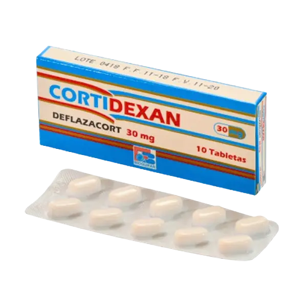 Deflazacort 30 Mg Tab * 10 (Cortidexan-R) Bioquifar