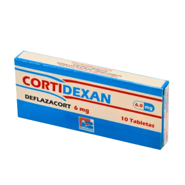 Deflazacort 6 Mg Tab * 10 (Cortidexan) Bioquifar