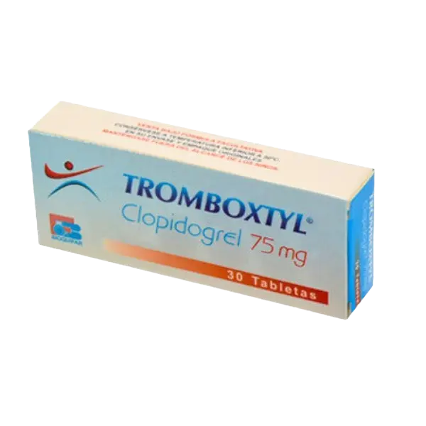 Clopidogrel 75 Mg Tab * 30 ( Tromboxtyl ) Bioquifar