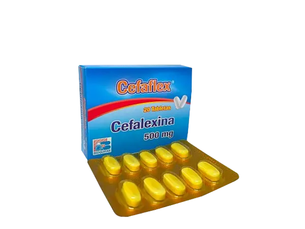 Cefalexina 500 Mg Tab * 20 (Cefaflex) Bioquifar