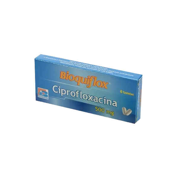 Ciprofloxacino 500 Mg Tab * 6 (Bioquiflox) Bioquifar