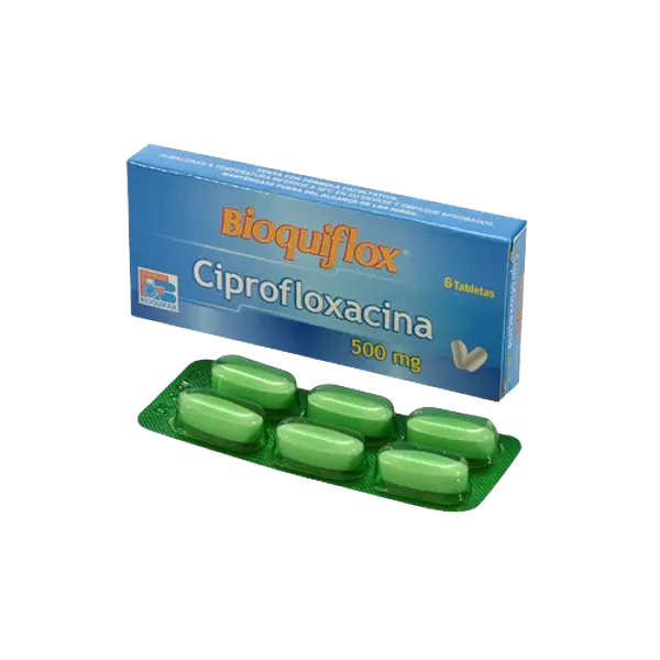Ciprofloxacino 500 Mg Tab * 6 (Bioquiflox) Bioquifar