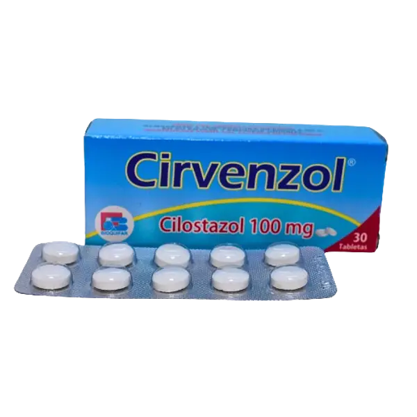 Cilostazol 100 Mg Tab * 30 (Cirvenzol) Bioquifar