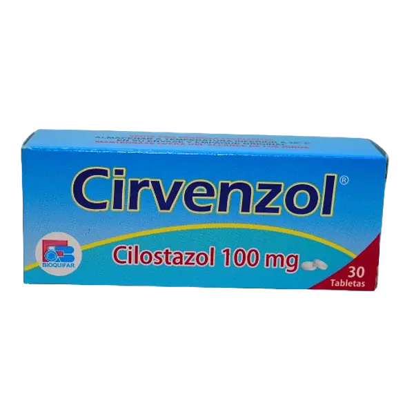 Cilostazol 100 Mg Tab * 30 (Cirvenzol) Bioquifar