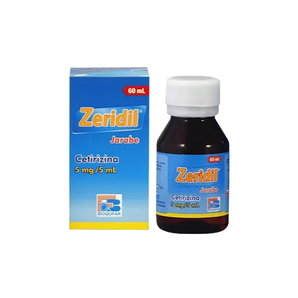 Cetirizina 5 Mg / 5 Ml Jbe * 60 Ml (Zeridil) Bioquifar
