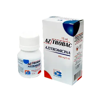 Azitromicina 200mg/5ml Polvo Fco * 15 M (Azitrobac) Bioquifa