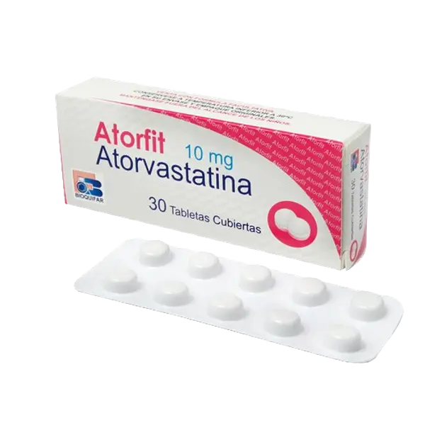 Atorvastatina 10 Mg Tab * 30 (Atorfit) Bioquifar