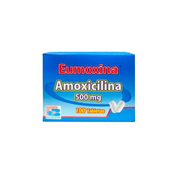 Amoxicilina 500 Mg Tab * 100 (Eumoxina) Bioquifar