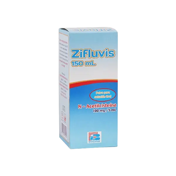 Acetilcisteina 2 G Polvo Para Reco 50ml (Zifluvis) Bioquifar