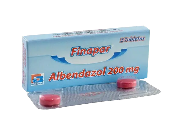 Albendazol 200 Mg Tab Caja *2 (Finapar) Bioquifar