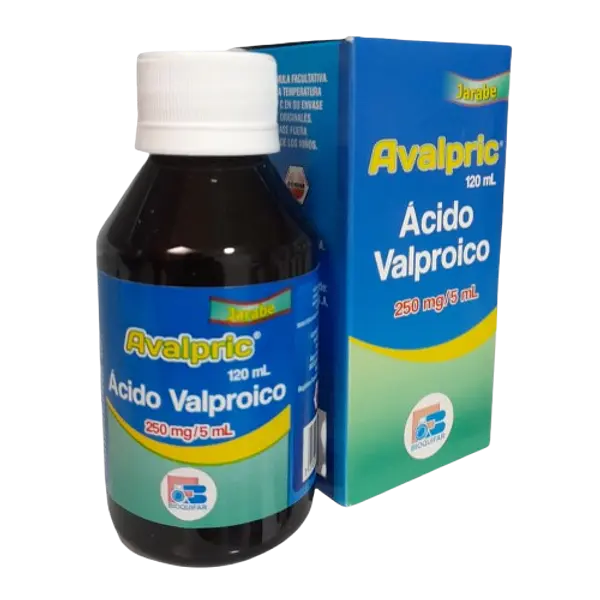 Acido Valproico 250 Mg Jbe * 120 Ml (Avalpric) Bioquifar