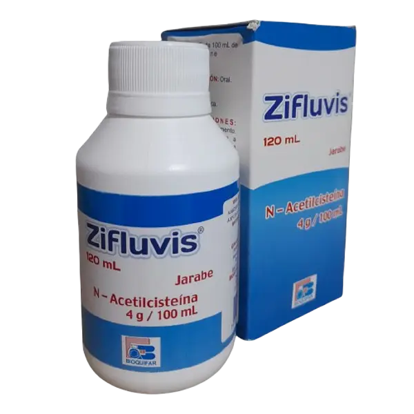 Acetilcisteina 200mg/5ml Fco*120ml ( Zifluvis ) Bioquifar
