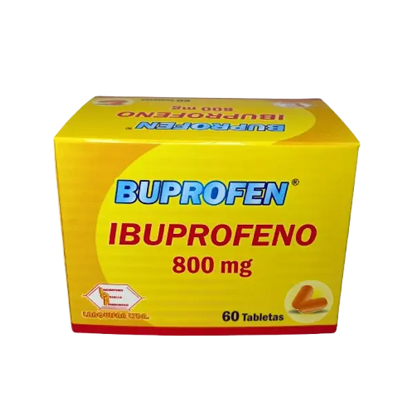Ibuprofeno 800 Mg Tab * 60 (Buprofen) Labquifar