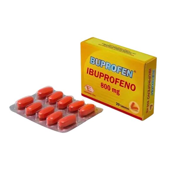 Ibuprofeno 800 Mg Tab * 20 (Buprofen) Labquifar