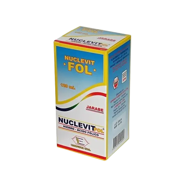 Hierro+Acido Folico 30 Mg Fco * 120 Ml (Nuclevit Fol) Labqui