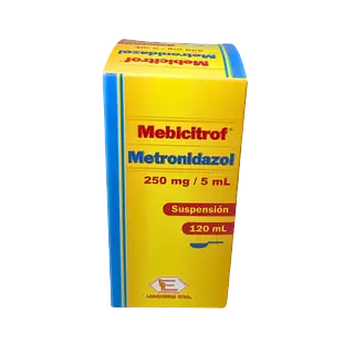 Metronidazol 250mg/5ml Susp Fco * 120 Ml (Mebicitrof) Labqui