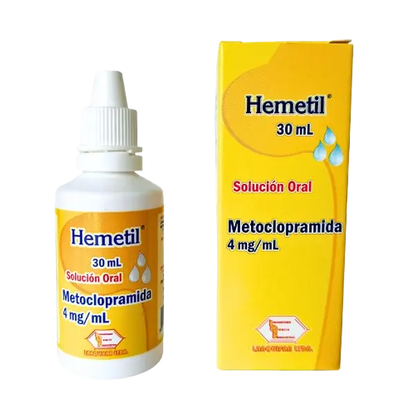 Metoclopramida Gotas Fco * 30 Ml (Hemetil) Labquifar