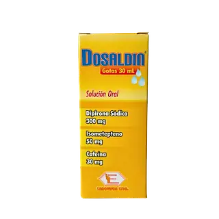 Dipirona Iso+Cafeina 500 Mg Gotas * 30 Ml (Dosaldin) Labquif