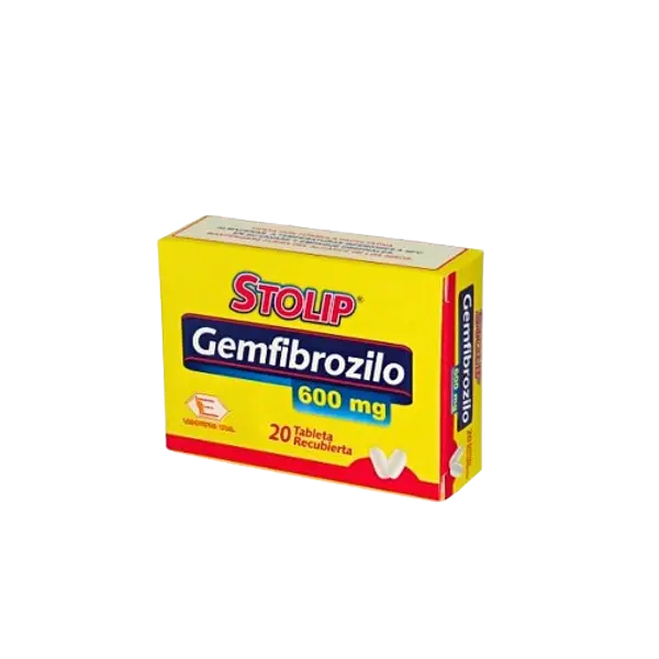 Gemfibrozilo 600 Mg Tab * 20 (Stolip) Labquifar