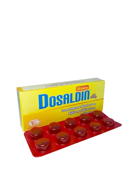 Dipirona Iso+Cafeina 500 Mg Tab * 20 (Dosaldin) Labquifar