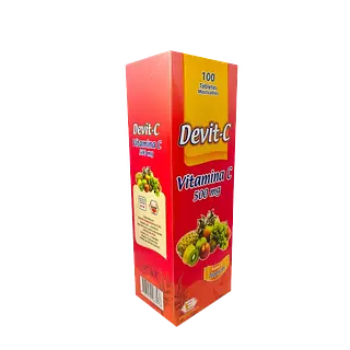 Acido Ascorbico ( Devit C Tropical)500 Mg Tab*100 Labquifar