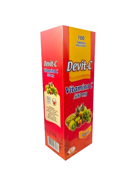 Acido Ascorbico ( Devit C Tropical)500 Mg Tab*100 Labquifar