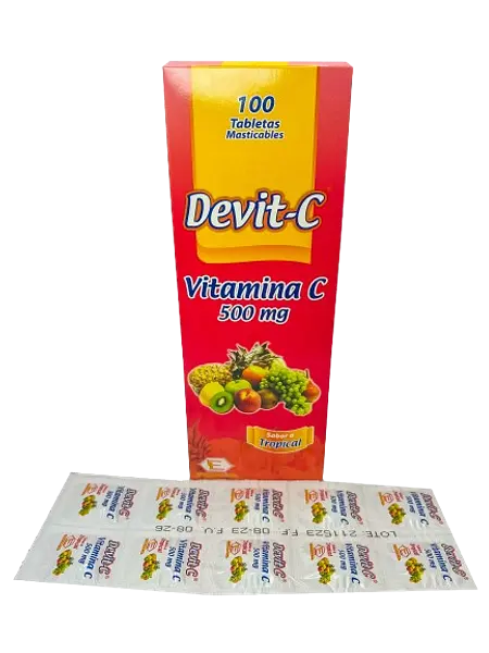 Acido Ascorbico ( Devit C Tropical)500 Mg Tab*100 Labquifar