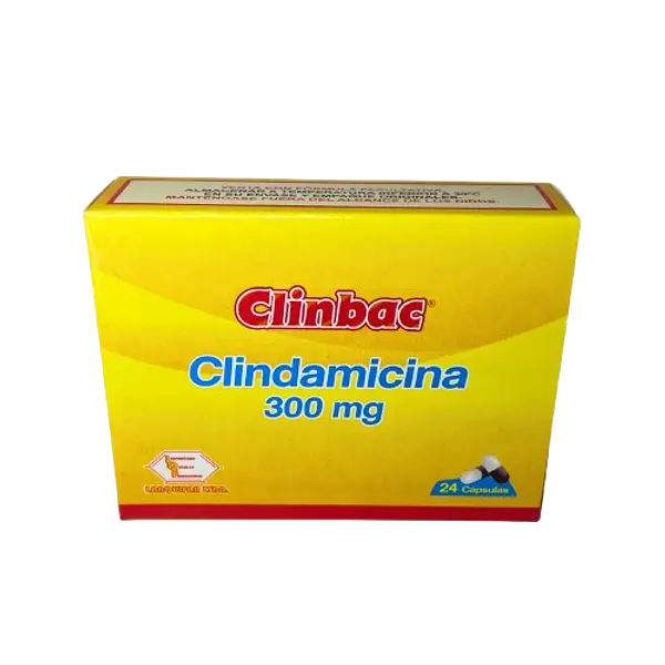 Clindamicina 300 Mg Cap * 24 ( Clinbac ) Labquifar