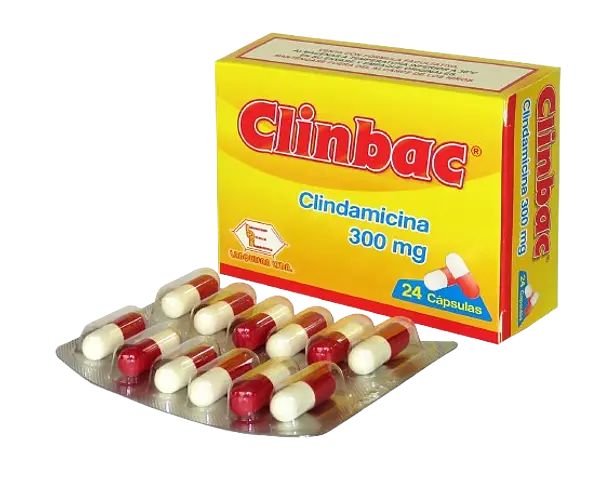 Clindamicina 300 Mg Cap * 24 ( Clinbac ) Labquifar