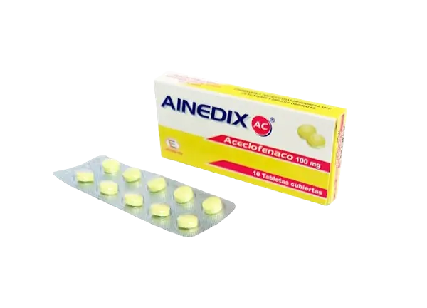 Aceclofenaco 100mg Tab * 10 - (Ainedix) Labquifar