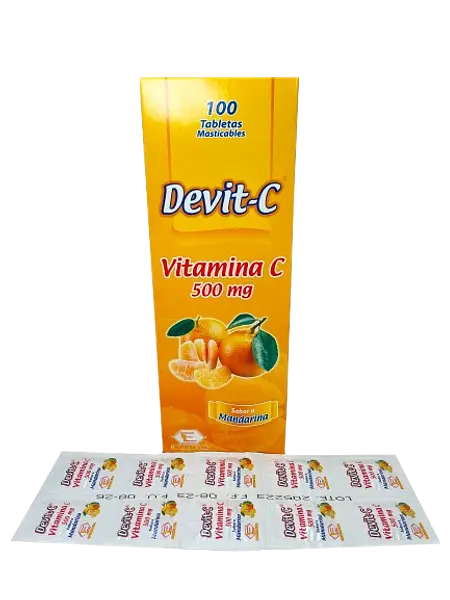 Acido Ascorbico( Devit C Mandarina)500 Mg Tab*100 Labquifar