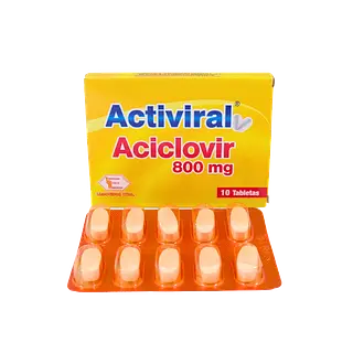 Aciclovir 800 Mg Tab * 10 (Activiral) Labquifar